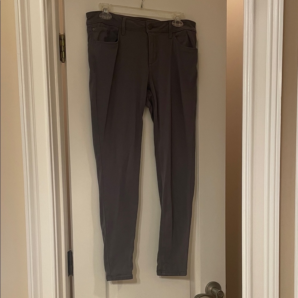 Eddie Bauer Gray Skinny Pants